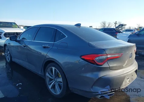 2021 Acura Tlx Advance Package из США, поврежденный, VIN 19UUB5F6XMA005633